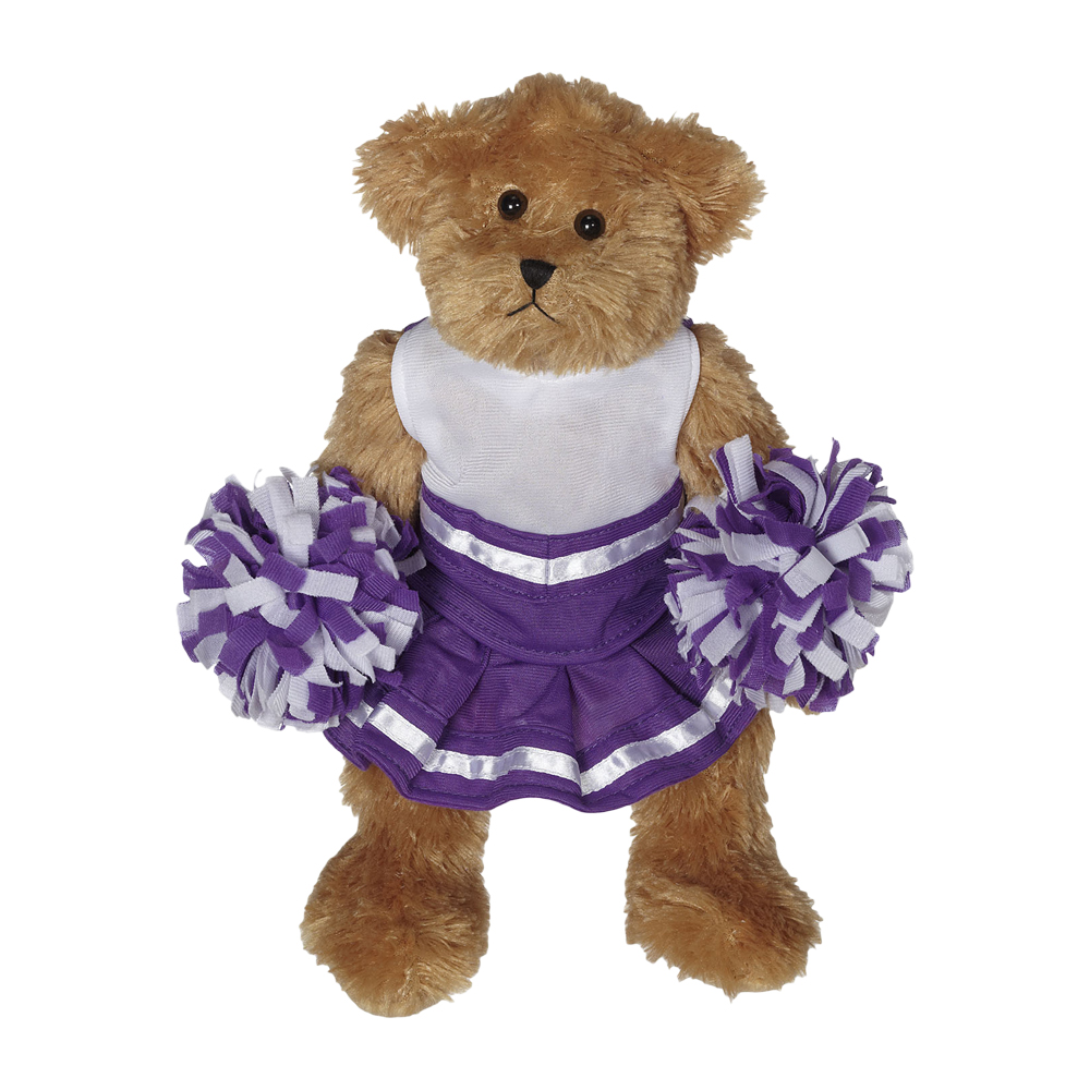 Bearwear Cheerleader Outfit - Purple with White